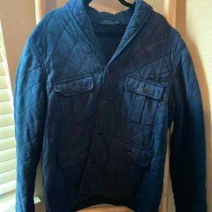 NWOT Mens XL Navy Ralph Lauren quilted jacket